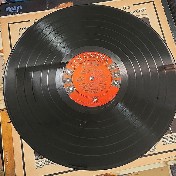 Johnny Mathis Open Fire, Two Guitars Vinyl LP Album - Picture 5 of 6